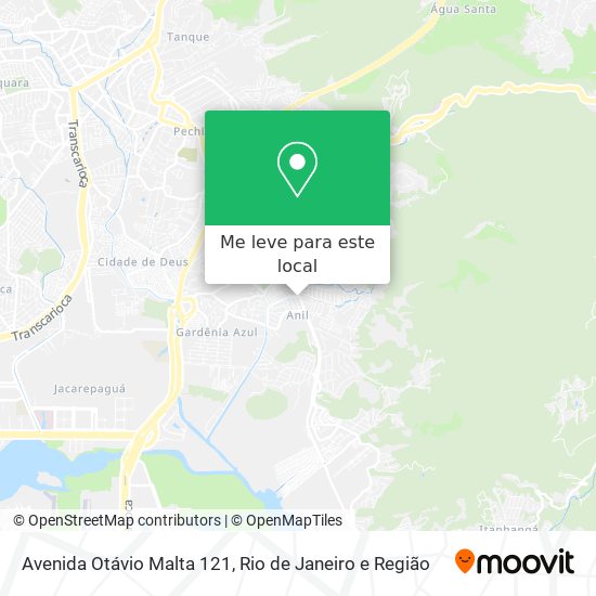Avenida Otávio Malta 121 mapa