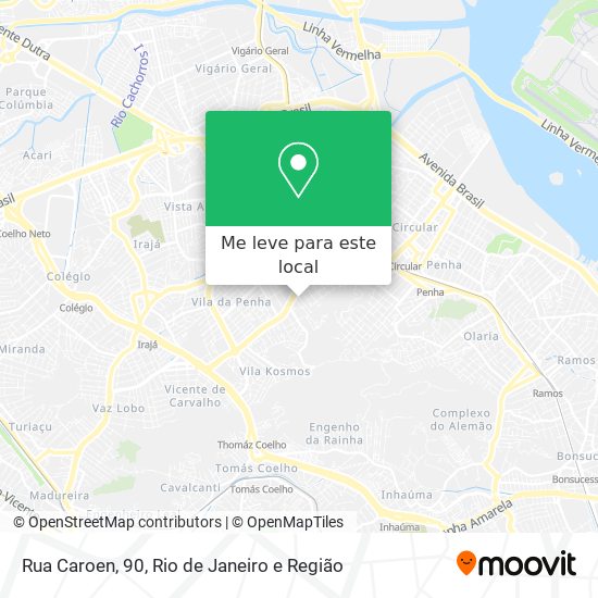 Rua Caroen, 90 mapa