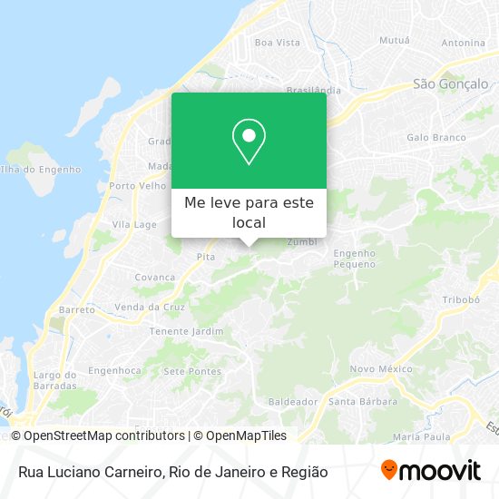 Rua Luciano Carneiro mapa