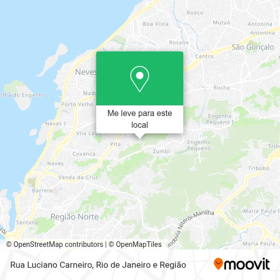 Rua Luciano Carneiro mapa
