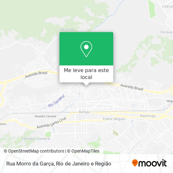 Rua Morro da Garça mapa