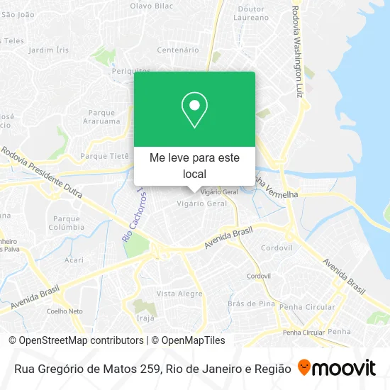 Rua Gregório de Matos 259 mapa
