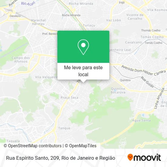Rua Espírito Santo, 209 mapa