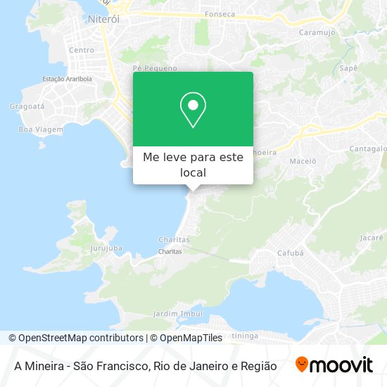 A Mineira - São Francisco mapa
