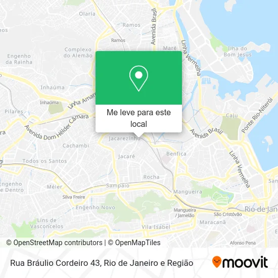 Rua Bráulio Cordeiro 43 mapa