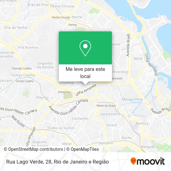 Rua Lago Verde, 28 mapa