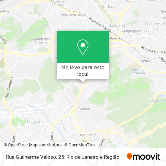 Rua Guilherme Veloso, 25 mapa