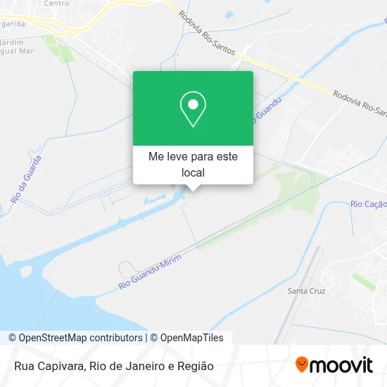 Rua Capivara mapa