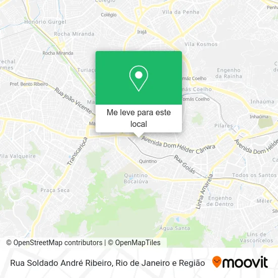 Rua Soldado André Ribeiro mapa