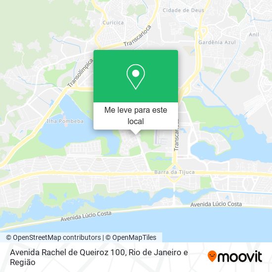 Avenida Rachel de Queiroz 100 mapa