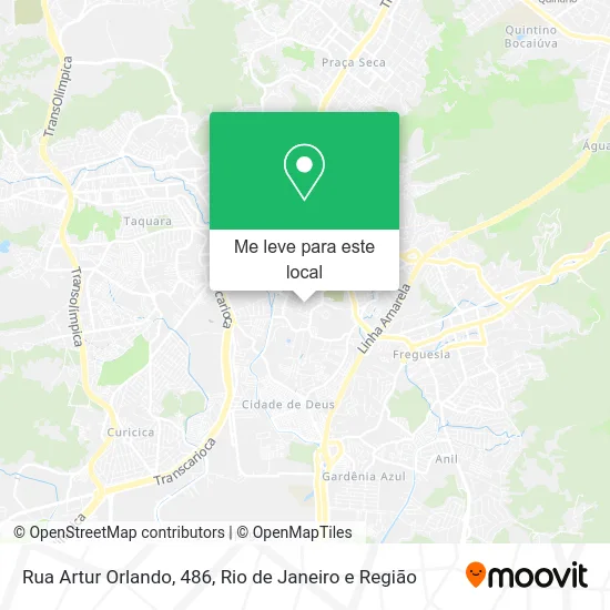 Rua Artur Orlando, 486 mapa