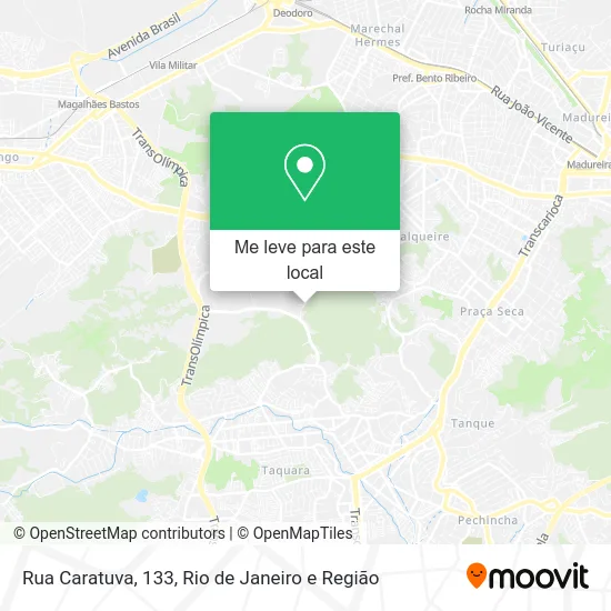 Rua Caratuva, 133 mapa