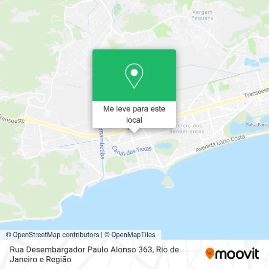 Rua Desembargador Paulo Alonso 363 mapa