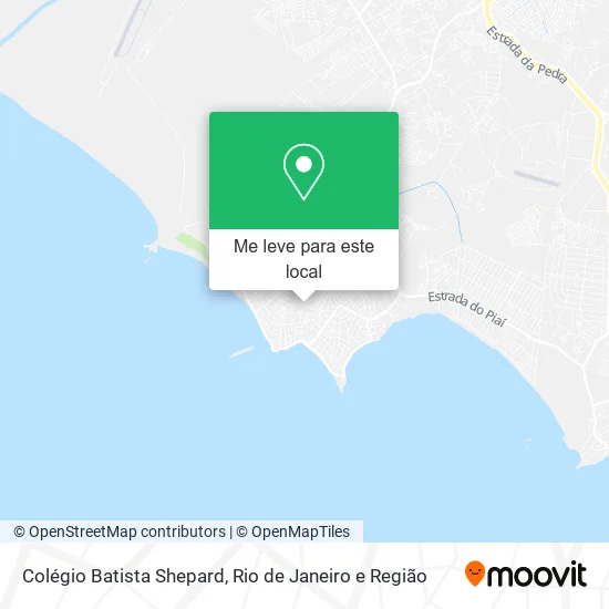 Colégio Batista Shepard mapa
