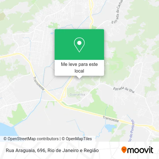 Rua Araguaia, 696 mapa
