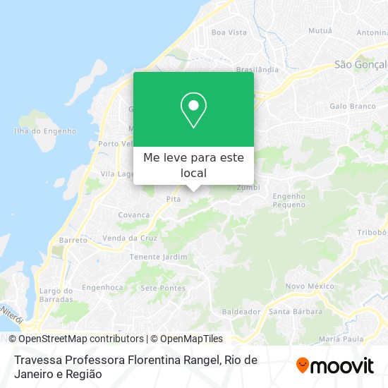 Travessa Professora Florentina Rangel mapa