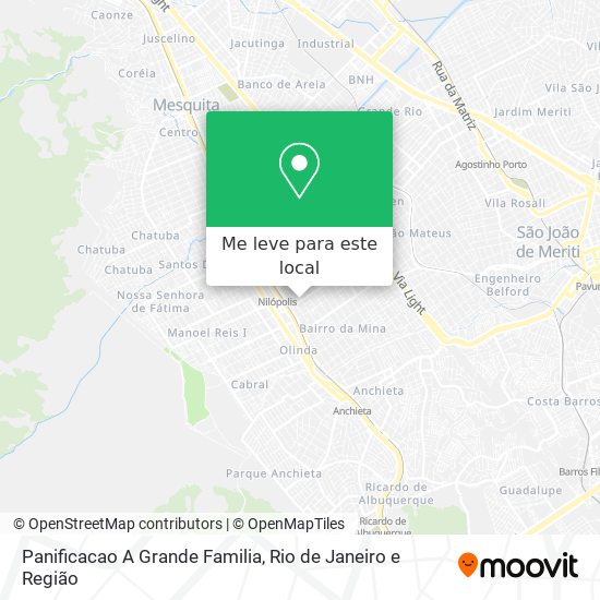 Panificacao A Grande Familia mapa