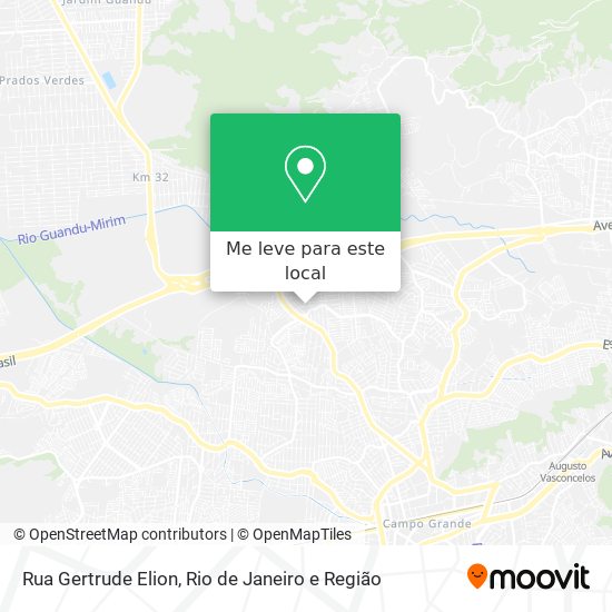 Rua Gertrude Elion mapa