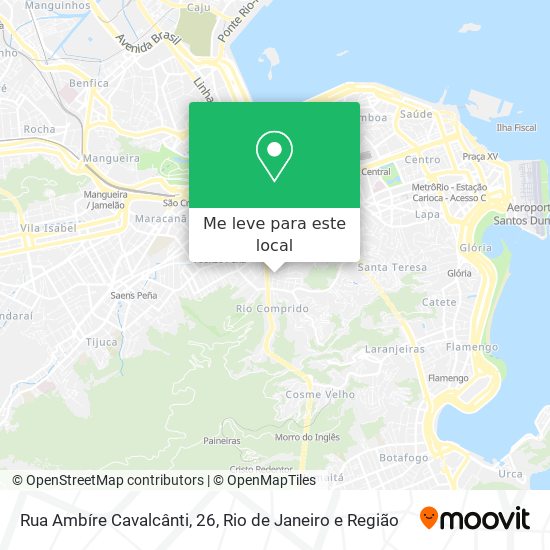 Rua Ambíre Cavalcânti, 26 mapa