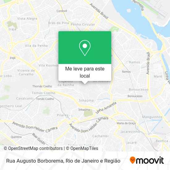 Rua Augusto Borborema mapa
