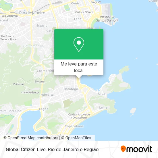 Global Citizen Live mapa