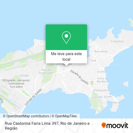 Rua Castorina Faria Lima 397 mapa