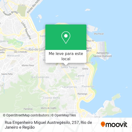 Rua Engenheiro Miguel Austregésilo, 257 mapa