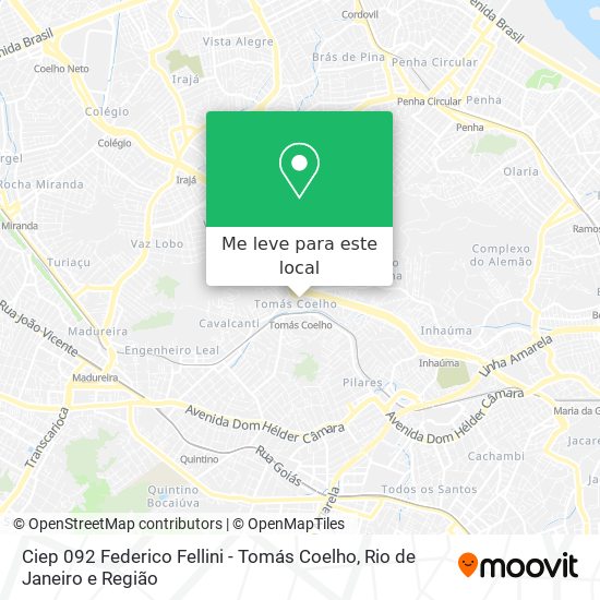 Ciep 092 Federico Fellini - Tomás Coelho mapa