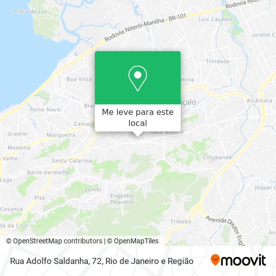 Rua Adolfo Saldanha, 72 mapa