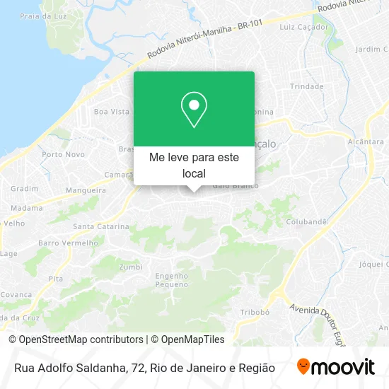 Rua Adolfo Saldanha, 72 mapa