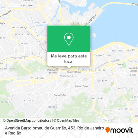 Avenida Bartolomeu de Gusmão, 453 mapa