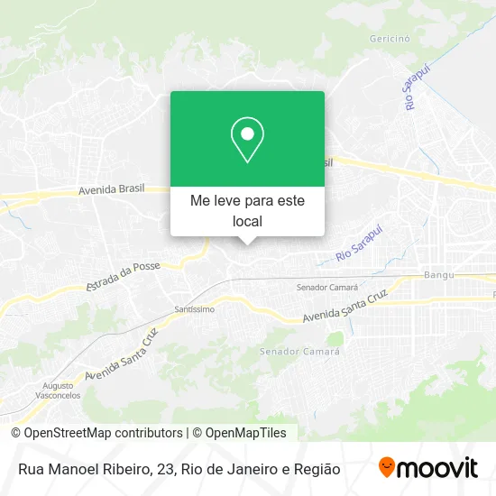 Rua Manoel Ribeiro, 23 mapa
