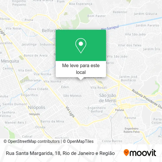 Rua Santa Margarida, 18 mapa