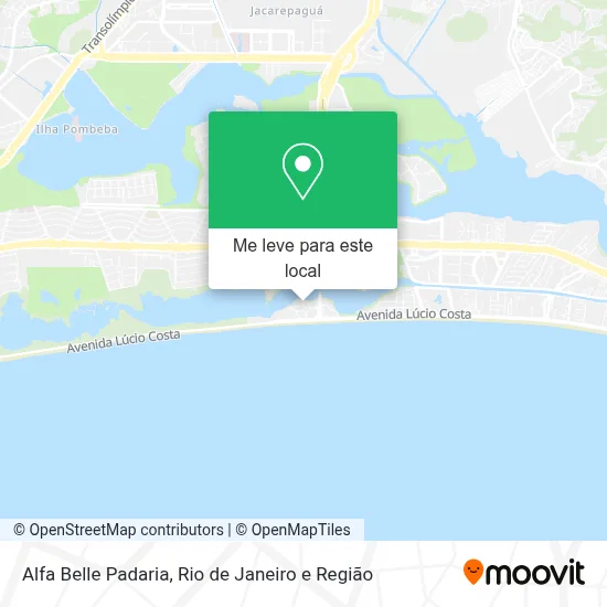 Alfa Belle Padaria mapa
