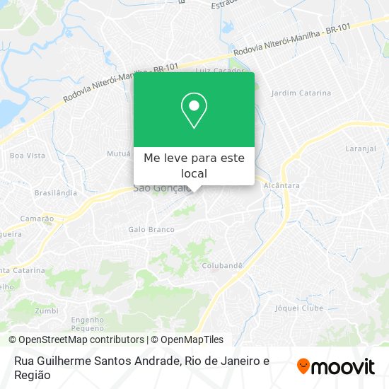 Rua Guilherme Santos Andrade mapa