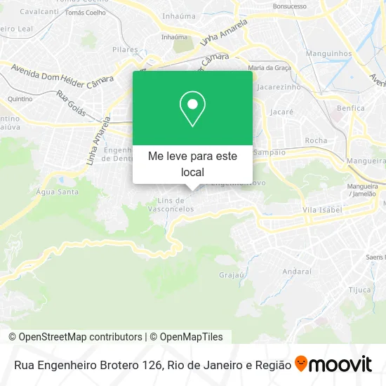 Rua Engenheiro Brotero 126 mapa