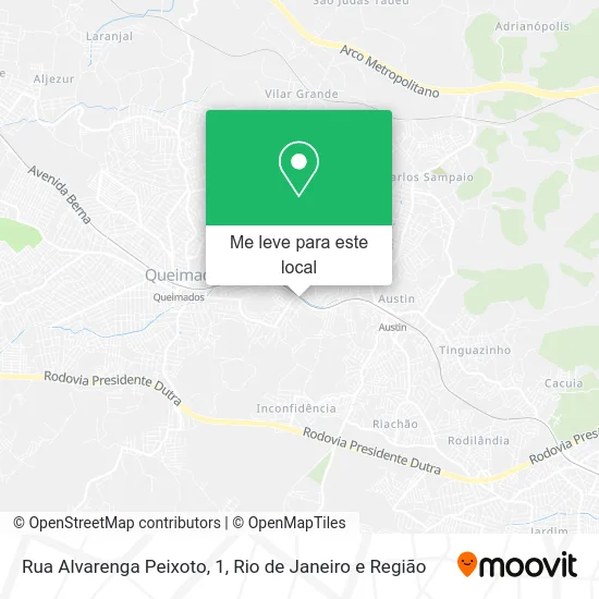 Rua Alvarenga Peixoto, 1 mapa