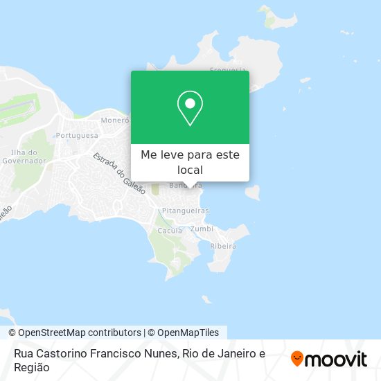 Rua Castorino Francisco Nunes mapa