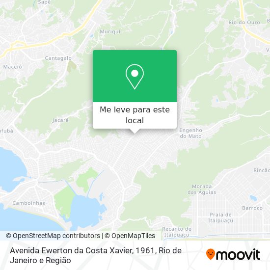 Avenida Ewerton da Costa Xavier, 1961 mapa
