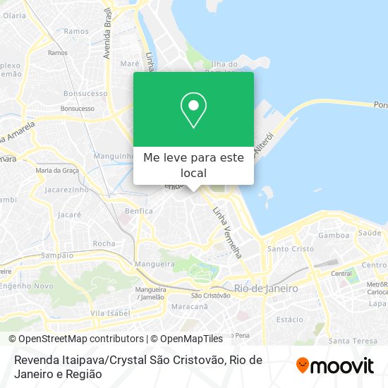 Revenda Itaipava / Crystal São Cristovão mapa