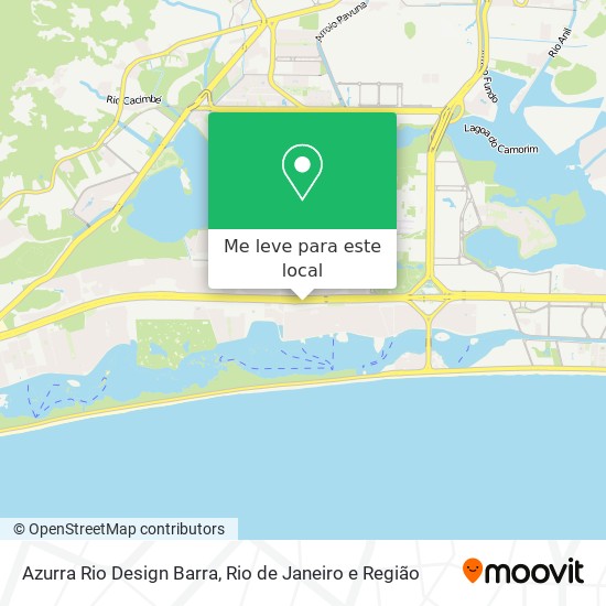 Azurra Rio Design Barra mapa