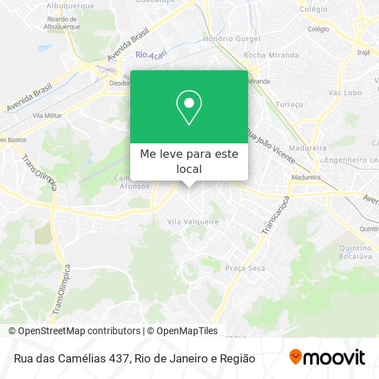 Rua das Camélias 437 mapa