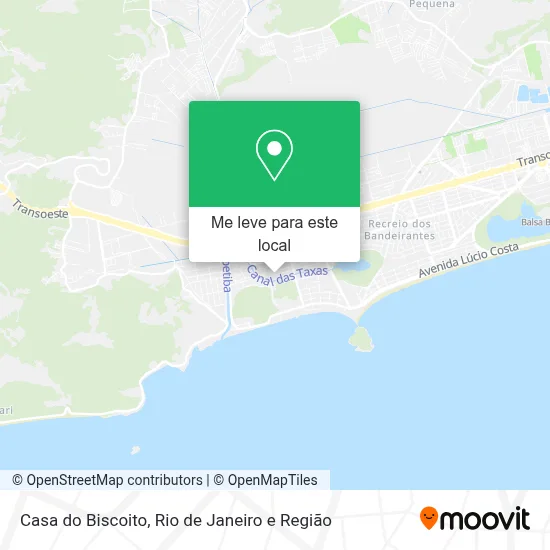 Casa do Biscoito mapa