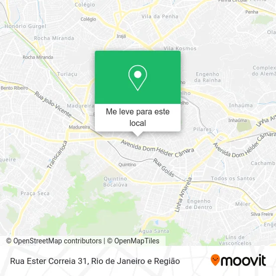 Rua Ester Correia 31 mapa