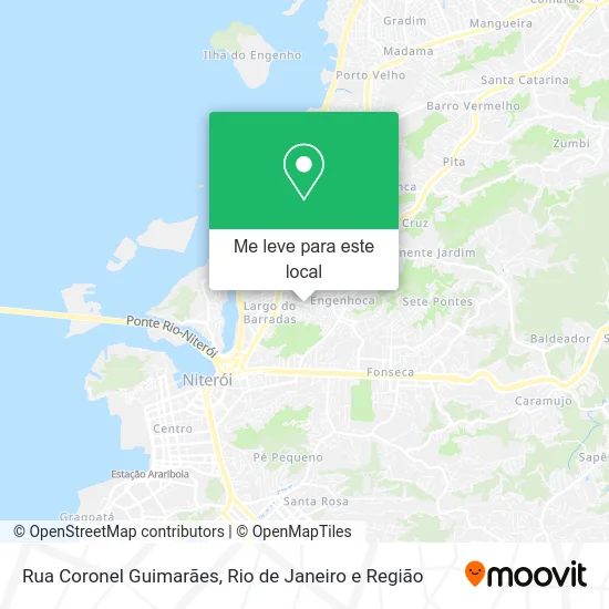 Rua Coronel Guimarães mapa