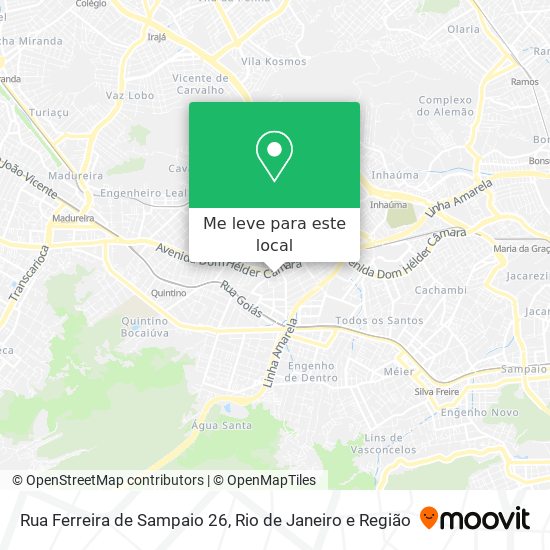 Rua Ferreira de Sampaio 26 mapa
