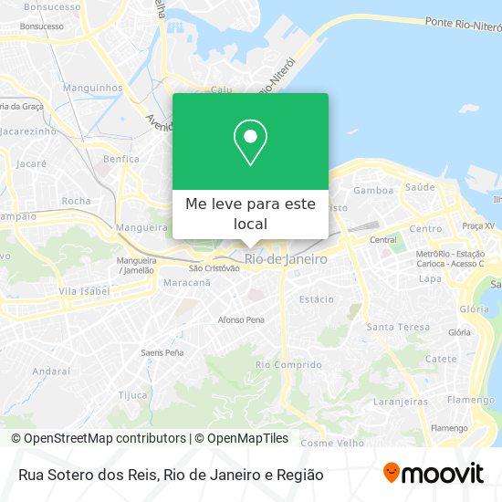 Rua Sotero dos Reis mapa