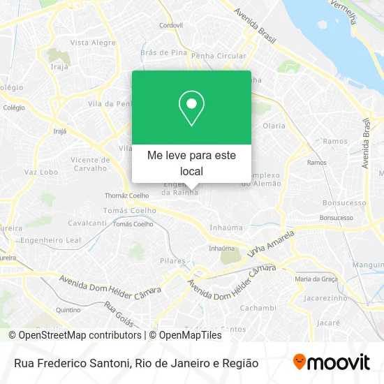 Rua Frederico Santoni mapa