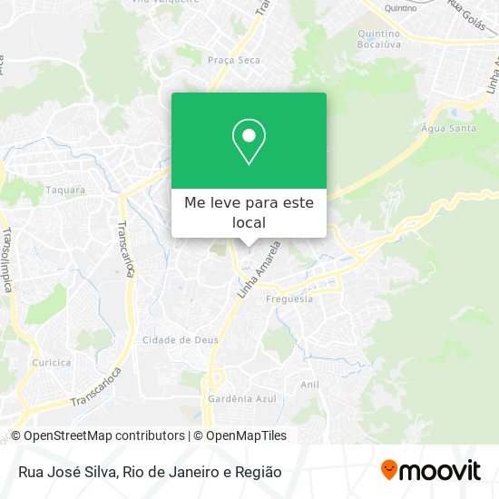 Rua José Silva mapa