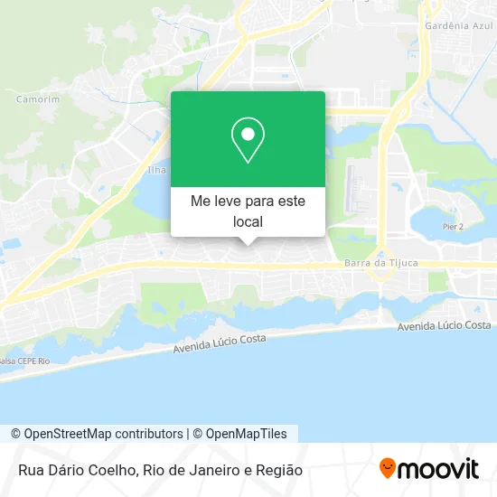 Rua Dário Coelho mapa